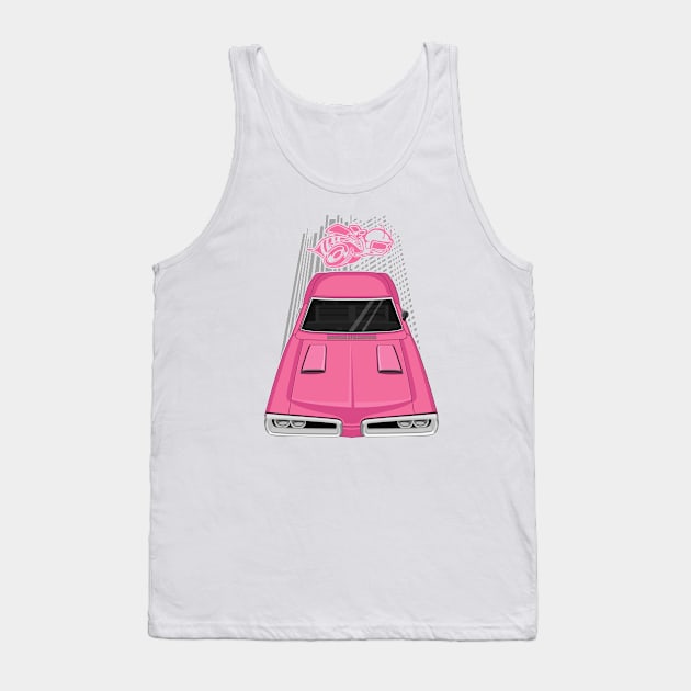 Dodge Coronet Super Bee 1970 - pink Tank Top by V8social